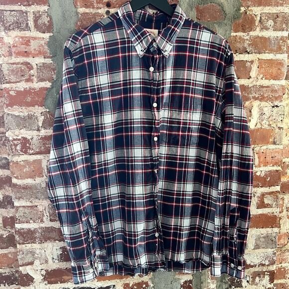 Brooks Brothers Red Fleece Men's Indian Madras Shirt XL23x28 - Picture 2 of 4